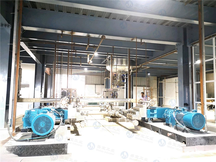 Batch Type Washing Powder Post Blending Production Line With Automatic Packing Machine